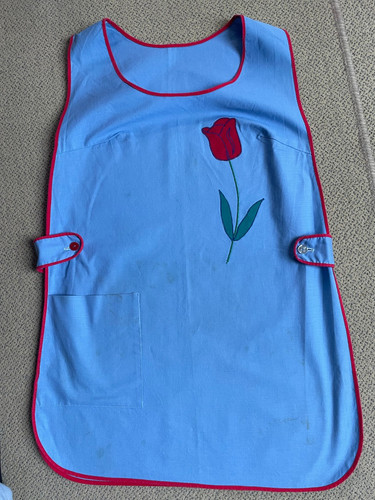 Blaue kasak küchenschürze - blaue, kasak-küchenschürze
